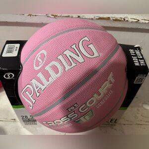 Spalding Cross Court Pink Basketball
